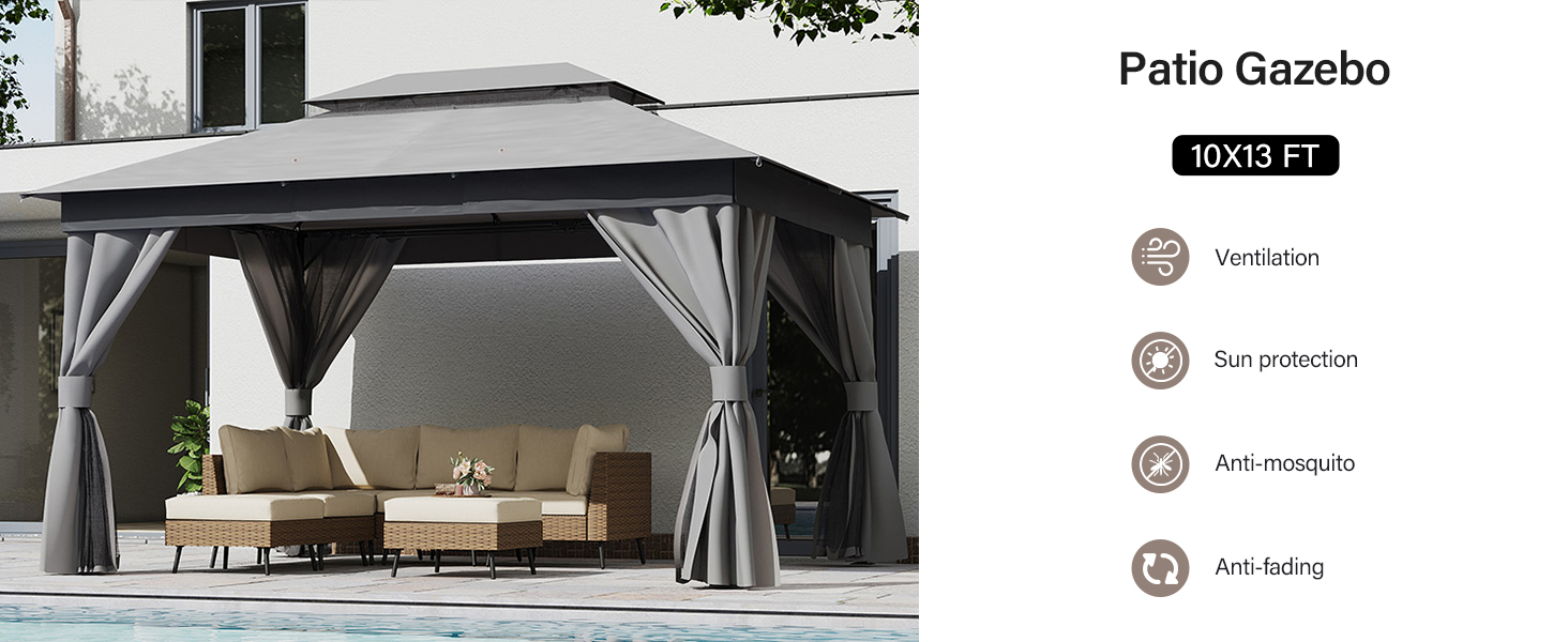 lausaint home gazebo on clearance