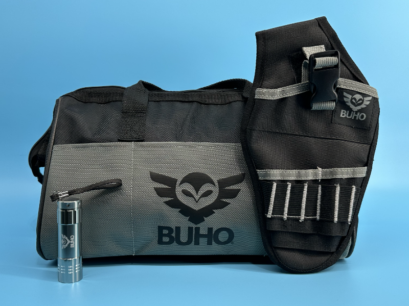 Buho Tool Bag, Holster and Flashlight