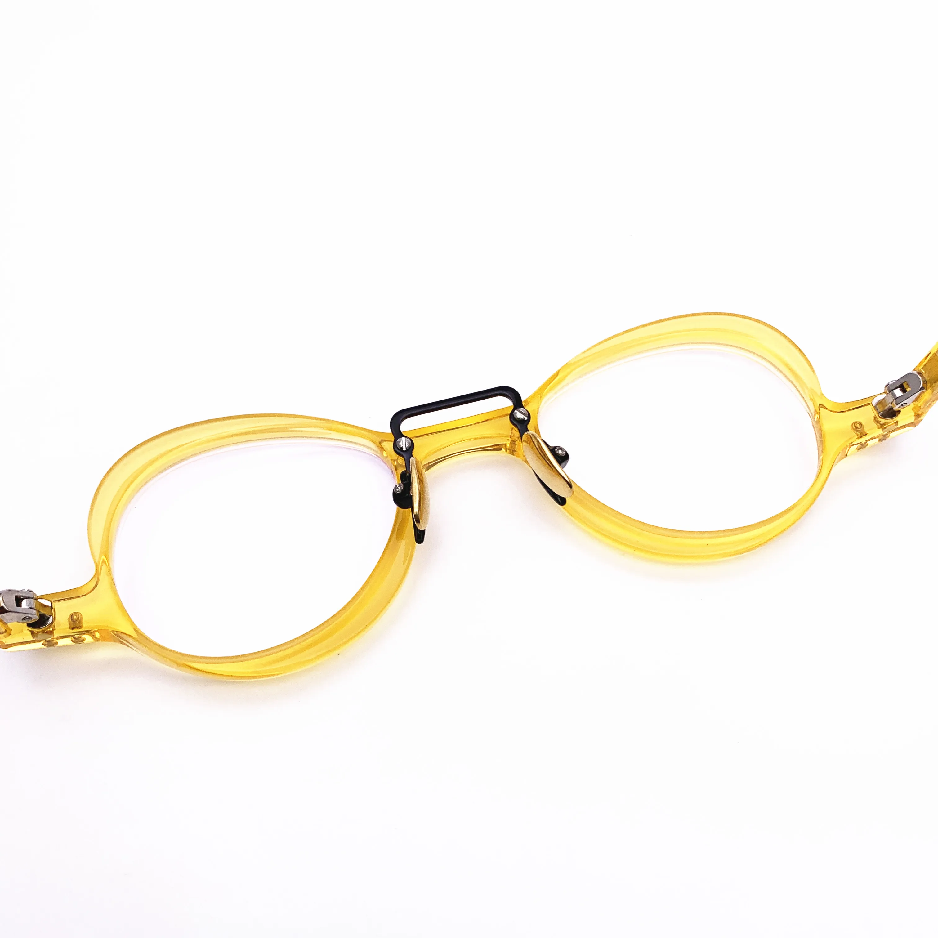 Belight Optical  Fancy Mini Irregular Shape Men Women Vintage Retro Design Acetate  Spectacle Frame Precription Lens 2020508-1