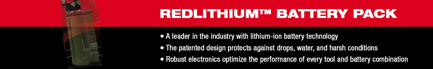 milwaukee m12 fuel redlithium battery