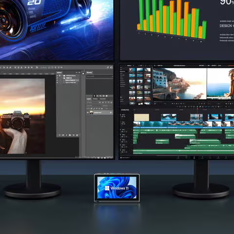 Double 4K display