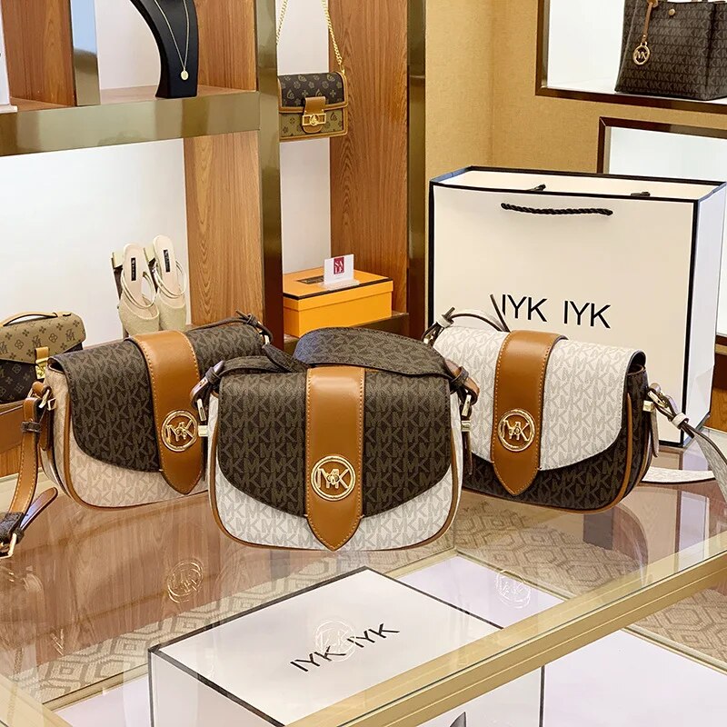 MKJ 2023 Luxury Women's Handheld Small Square Bags High Quality Designer Crossbody Bag Fashion Versatile Handheld Bag for Women
