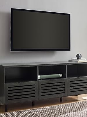 entertainment tv center media console wood tv stand modern walker edison living room tv stand