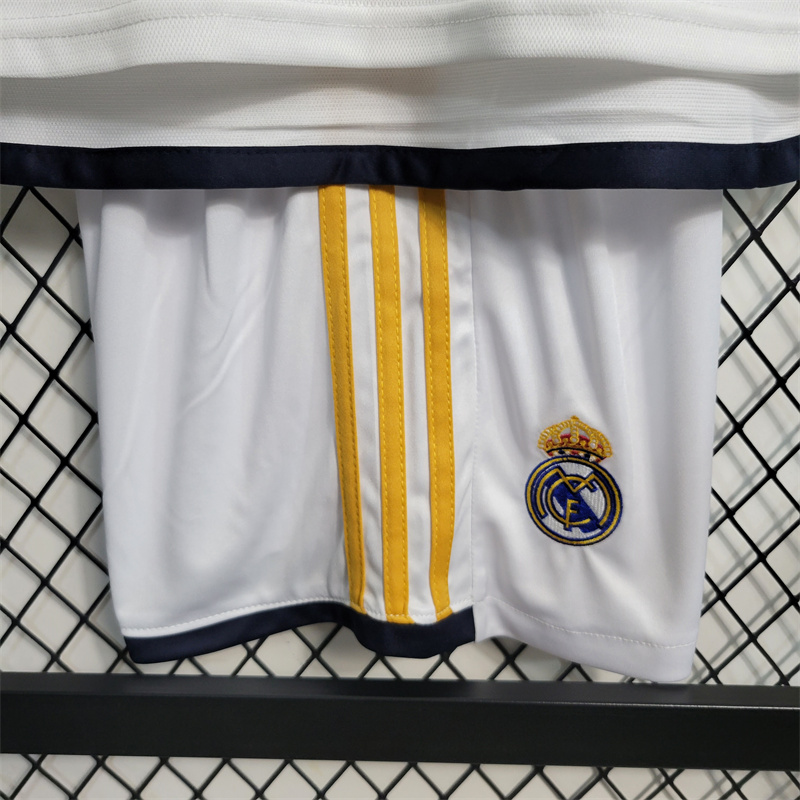 SIUjerseys-Real Madrid 23/24 Home Kids Kit