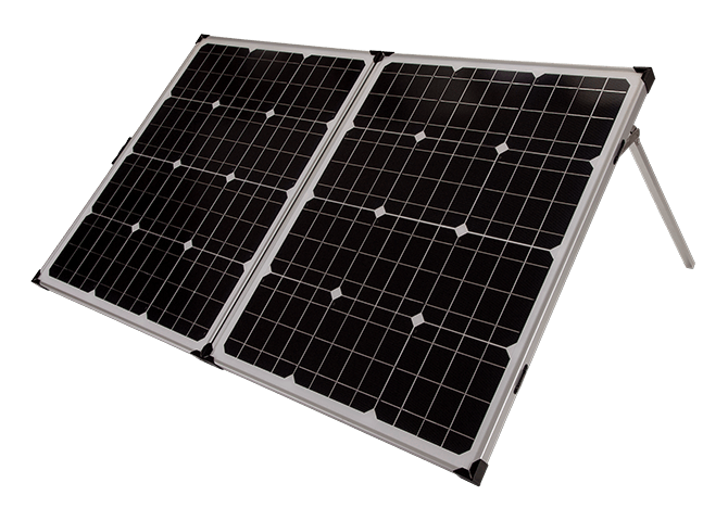 Includes a 100-Watt Solar Panel