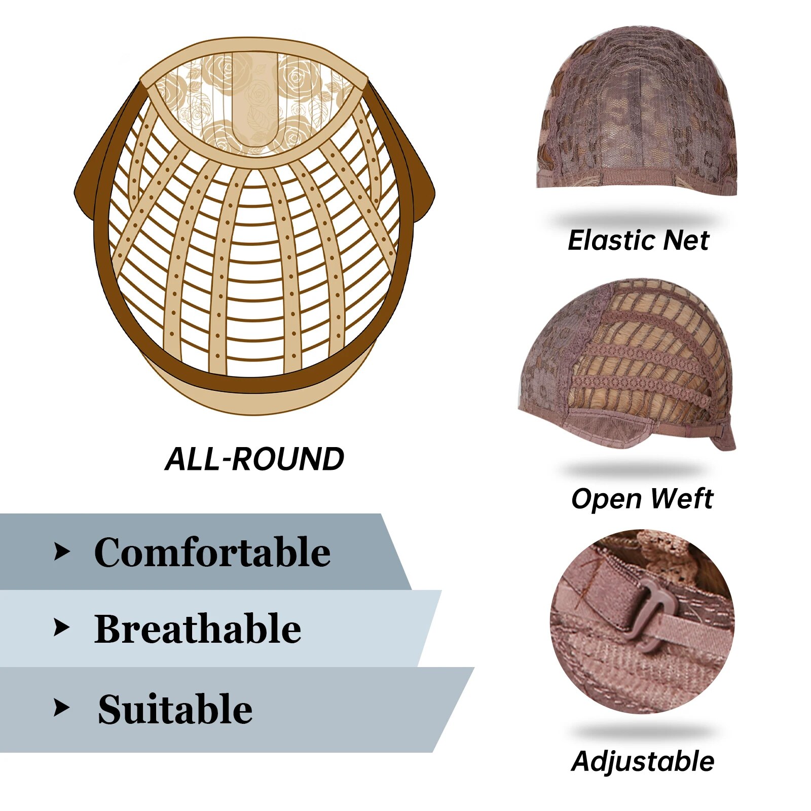 HENRY MARGU Red Brown Wigs with Bangs Long Wavy Copper Ginger Synthetic Wig for Black Women Daily Party Use Heat Resistant Fiber