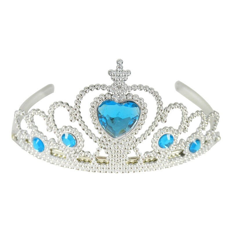 1Set Cosplay Cartoon Ice Romance Princess Crown Magic Wand HeadWear Toys For Girls Dress Accessories