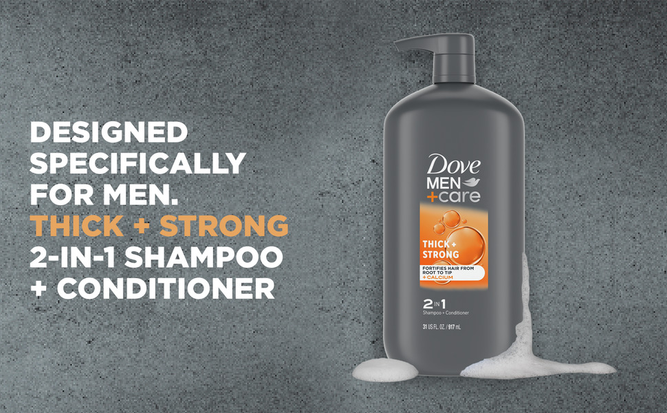 THICK + STRONG 2-IN-1 SHAMPOO + CONDITIONER