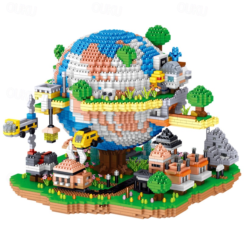 rchitecture Global Village Micro Building Blocks Set5452PCS - Architectural Model Toys Gifts for Kid and Adult 2024 - US $121.99 –P6