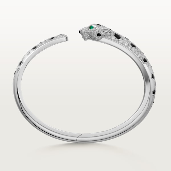 Panthère de Cartier bracelet White gold, emeralds, onyx, diamonds