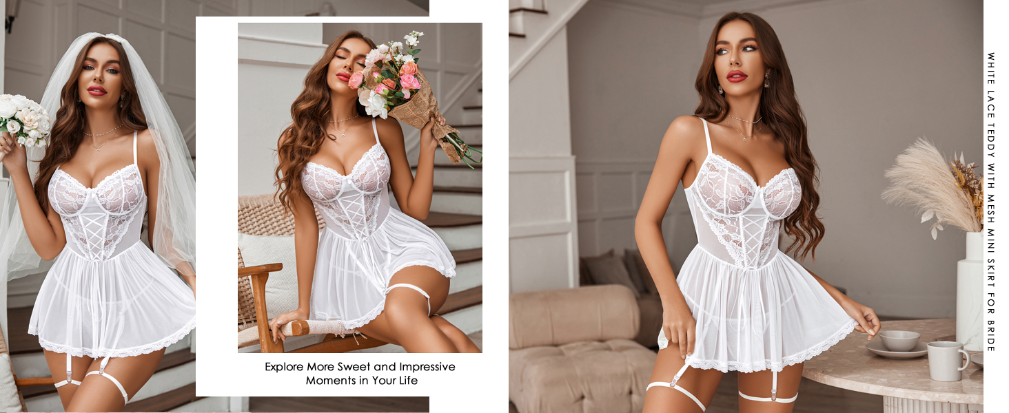 white lingerie