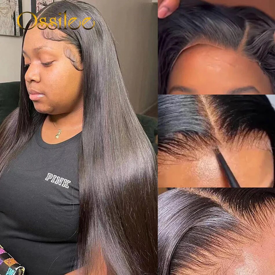 Glueless Wig Human Hair Ready to Wear 5x5 HD Lace Closure Wig 13x4 Lace Front Wig Human Hair Straight 360 Full Lace Wig