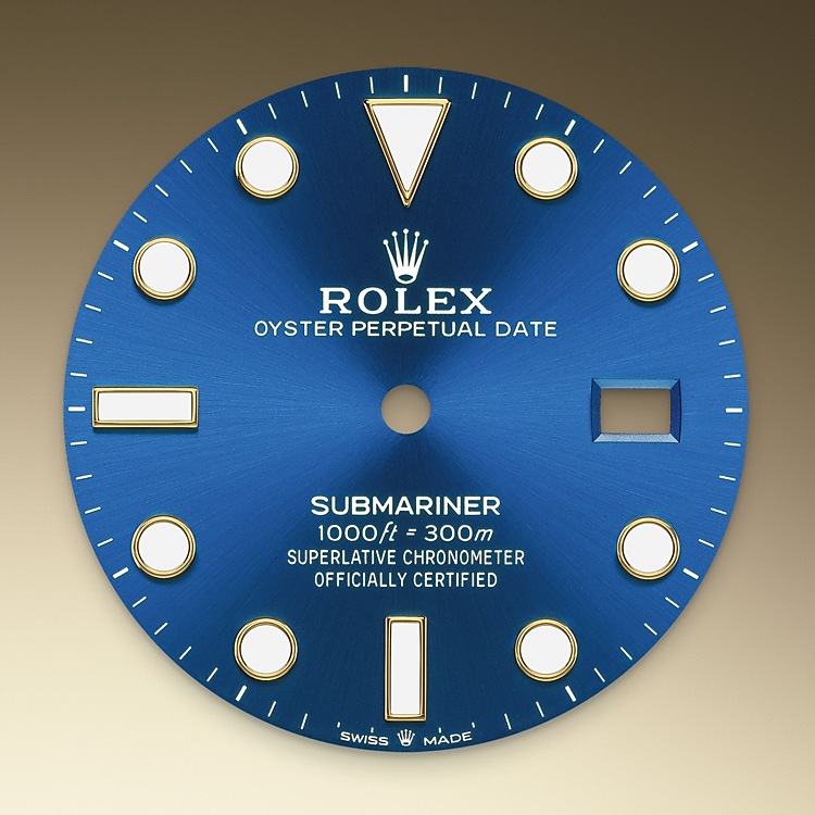 Royal blue dial