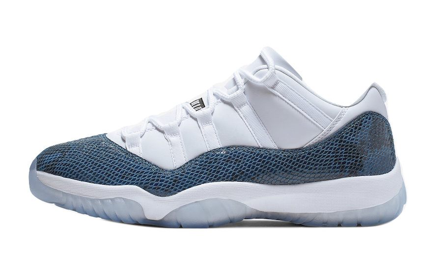 Air Jordan 11 Low Blue Snakeskin