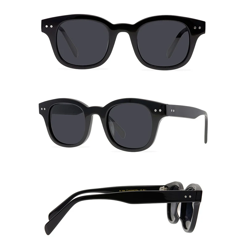 Belight Optical Vintage Retro Square Shape Fashion Design Women Men UV400 Protection Acetate Sunglasses with Case Oculos MA21004