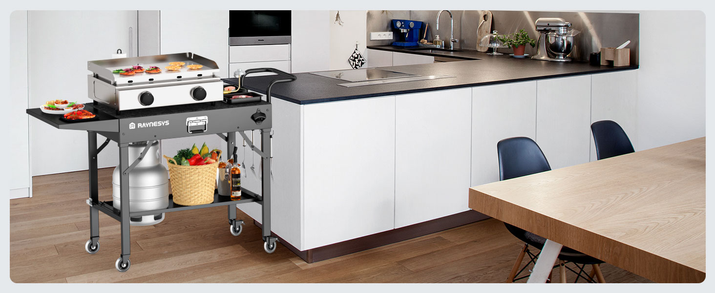 Multi-Functional Grill Cart