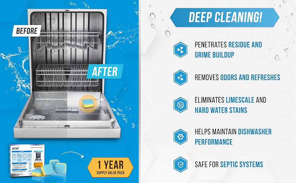 Dishwasher Deep Freshening Soap Scum Scale