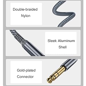 Elebase 1/4 Inch TRS Instrument Cable