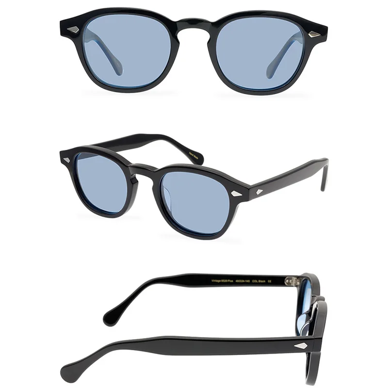 Belight Optical Acetate Handmade Quality Classical Design Women Men UV400 Protection with Case Oculos LEMTOSH Sunglasses