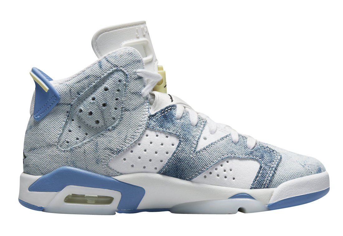 Air Jordan 6 GS Acid Wash Denim DM9045-100