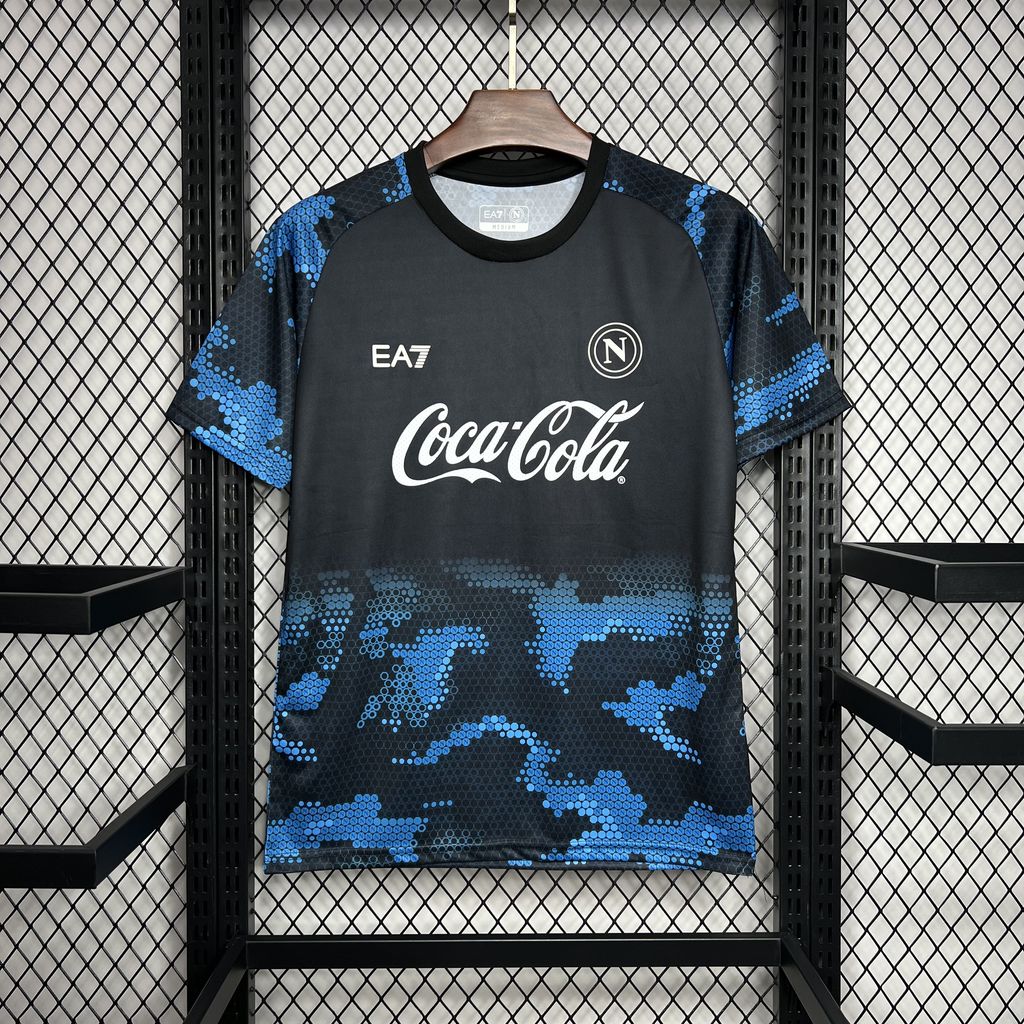 Napoli 24-25 Black Blue Training Jersey - Fans Version111