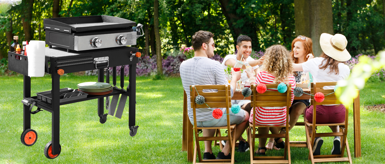 Outdoor Portable Grill Table