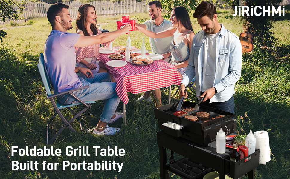 Foldable Grill Table