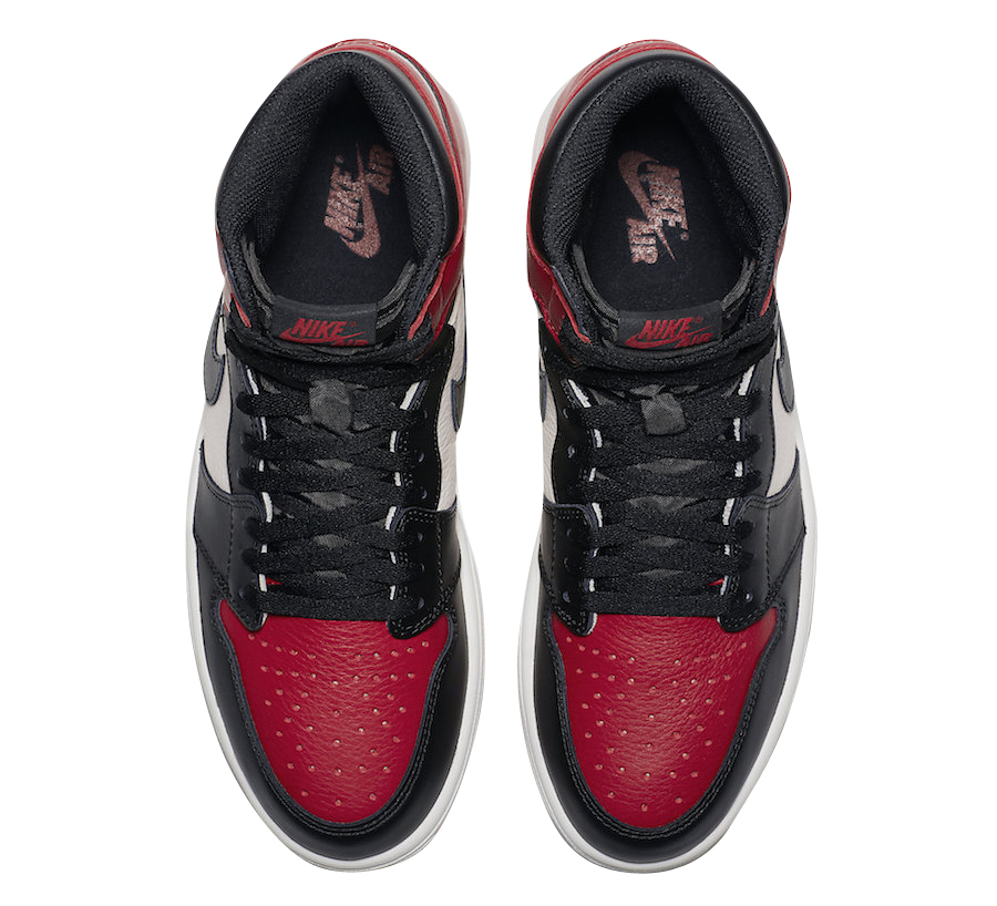 Air Jordan 1 Retro High OG Bred Toe 555088-610