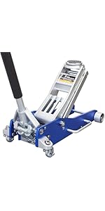 TCE AT830003XLU-1 Torin Low Profile Aluminum Floor Jack with Double Quick Lift Pump, 3 Ton (6,000...