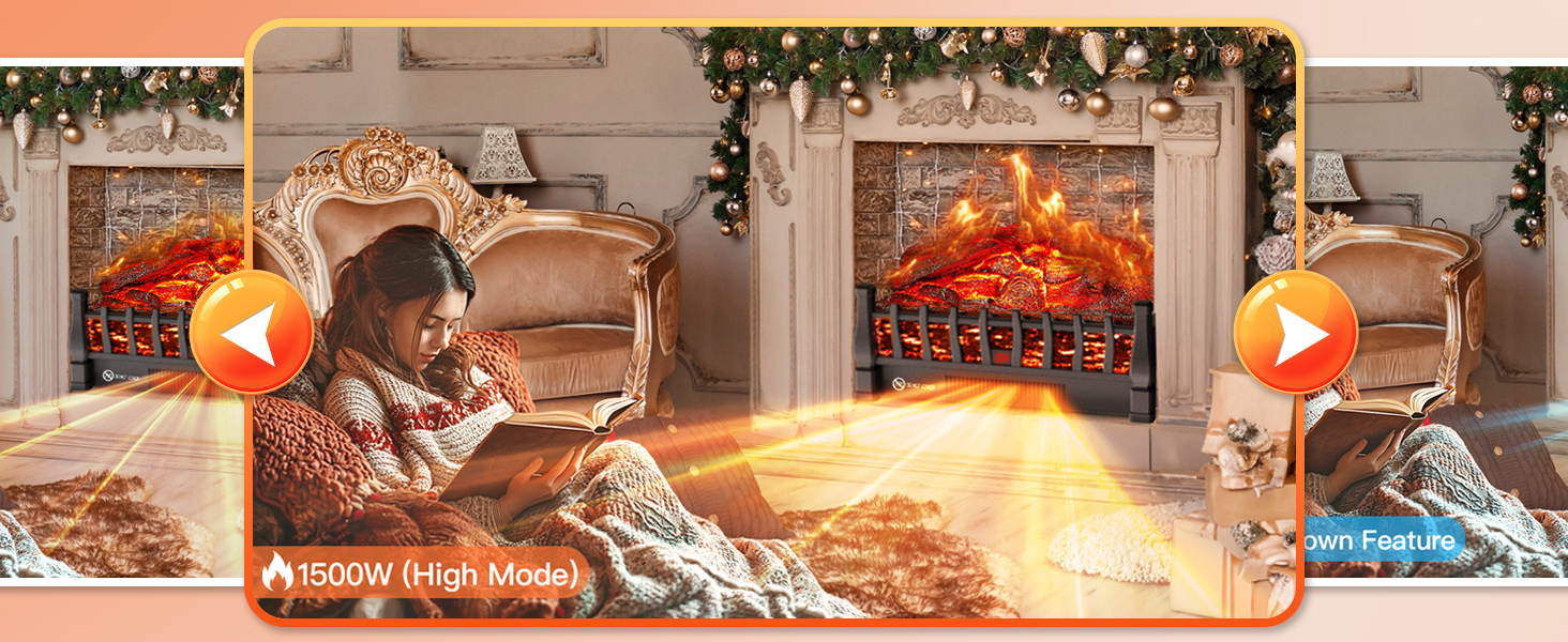 Electric Fireplace Logs