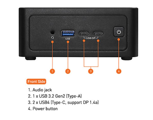 ASRock Industrial NUCS Ultra 4X4 BOX 8040 Series Fanned Barebone