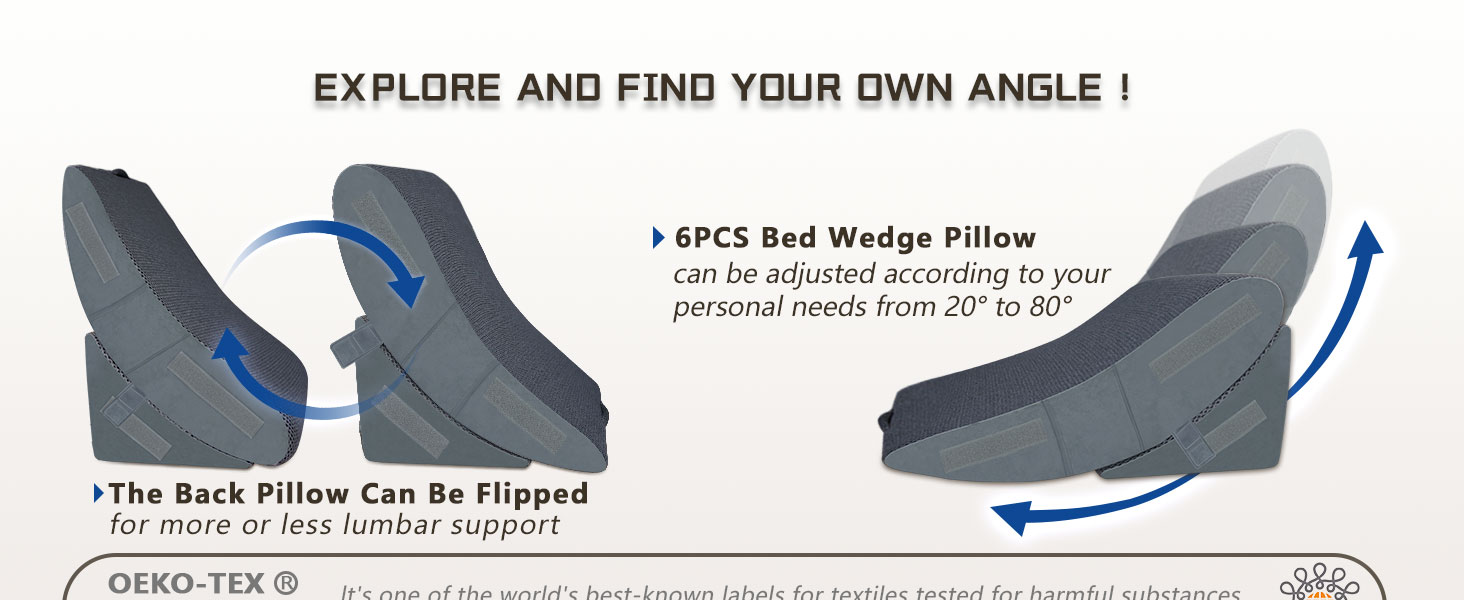 wedge pillow set