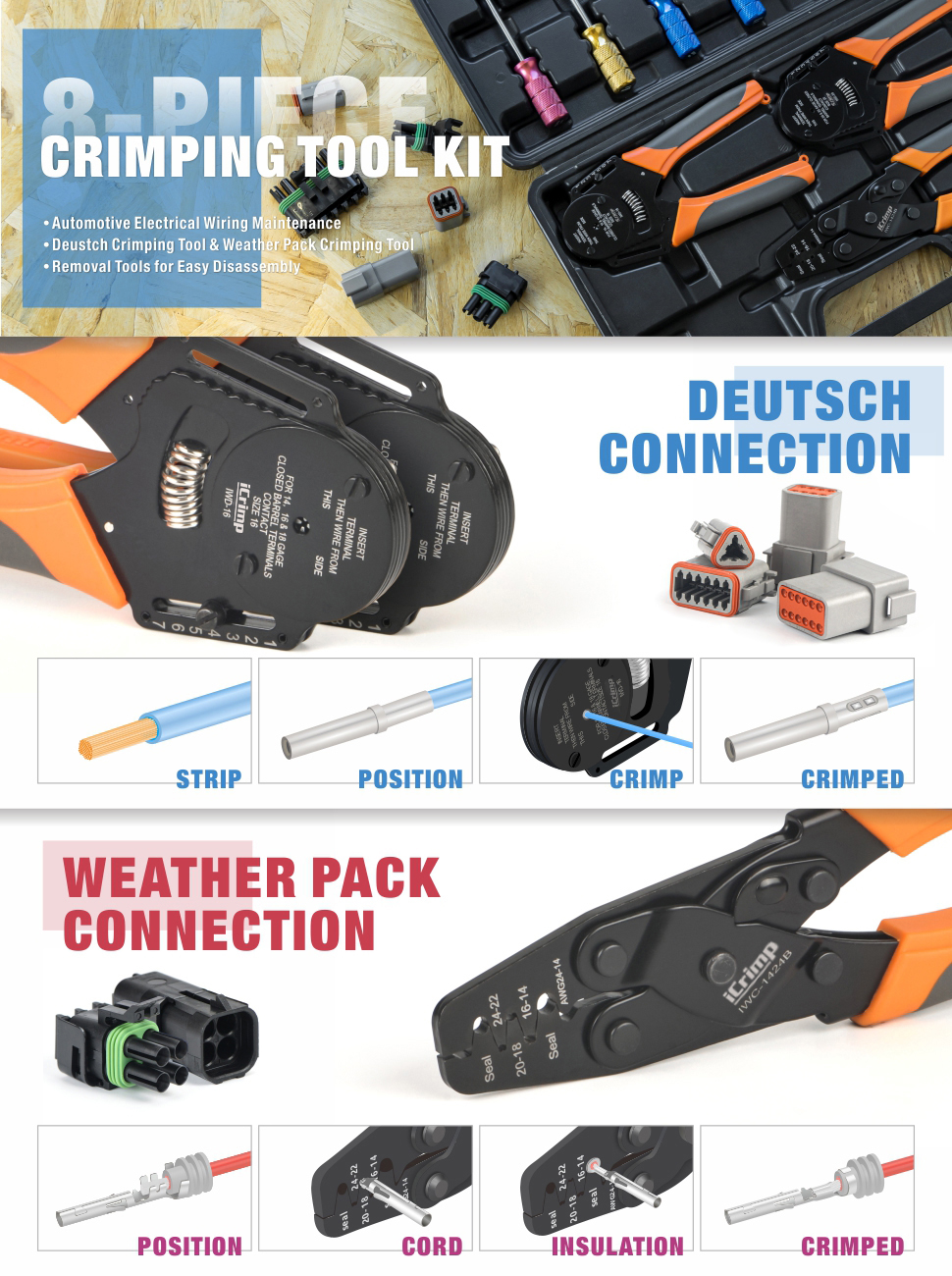 deutsch connecot  crimping tool