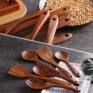 wooden cooking spoons