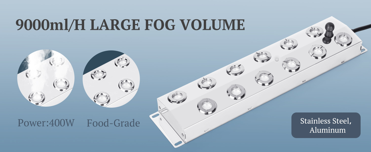 9000ml/H Large Fog Volume