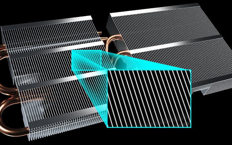 Copper Base Maximize GPU Contact Area