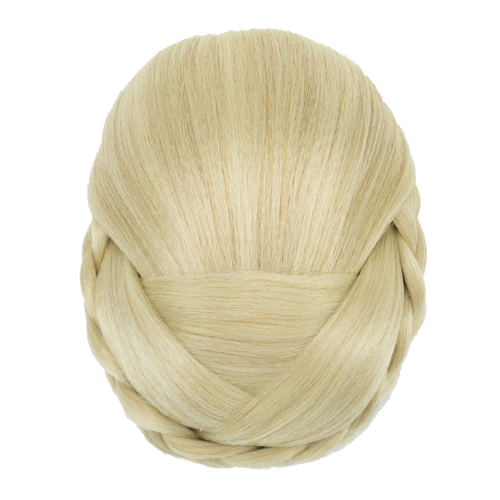 Soowee 6 Models Braided Chignon Dancer Hair Cover Donut Hair Pieces Scrunchies Hair Bun Wig Clips Updo Headwear for Women