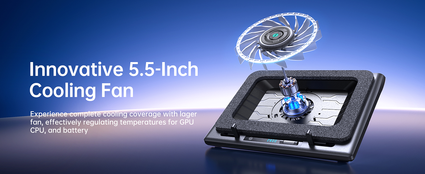 5.5inch Cooling Fan with Large Fan