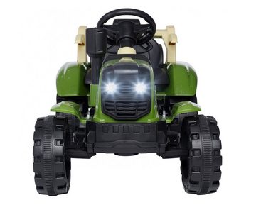 Actionbikes Motors electric children's tractor children's electric tractor with trailer vehicle incl. remote control, load capacity 30 kg, (2-part), 30 kg payload - automatic brake - 2x 6 V motor - from 3 years