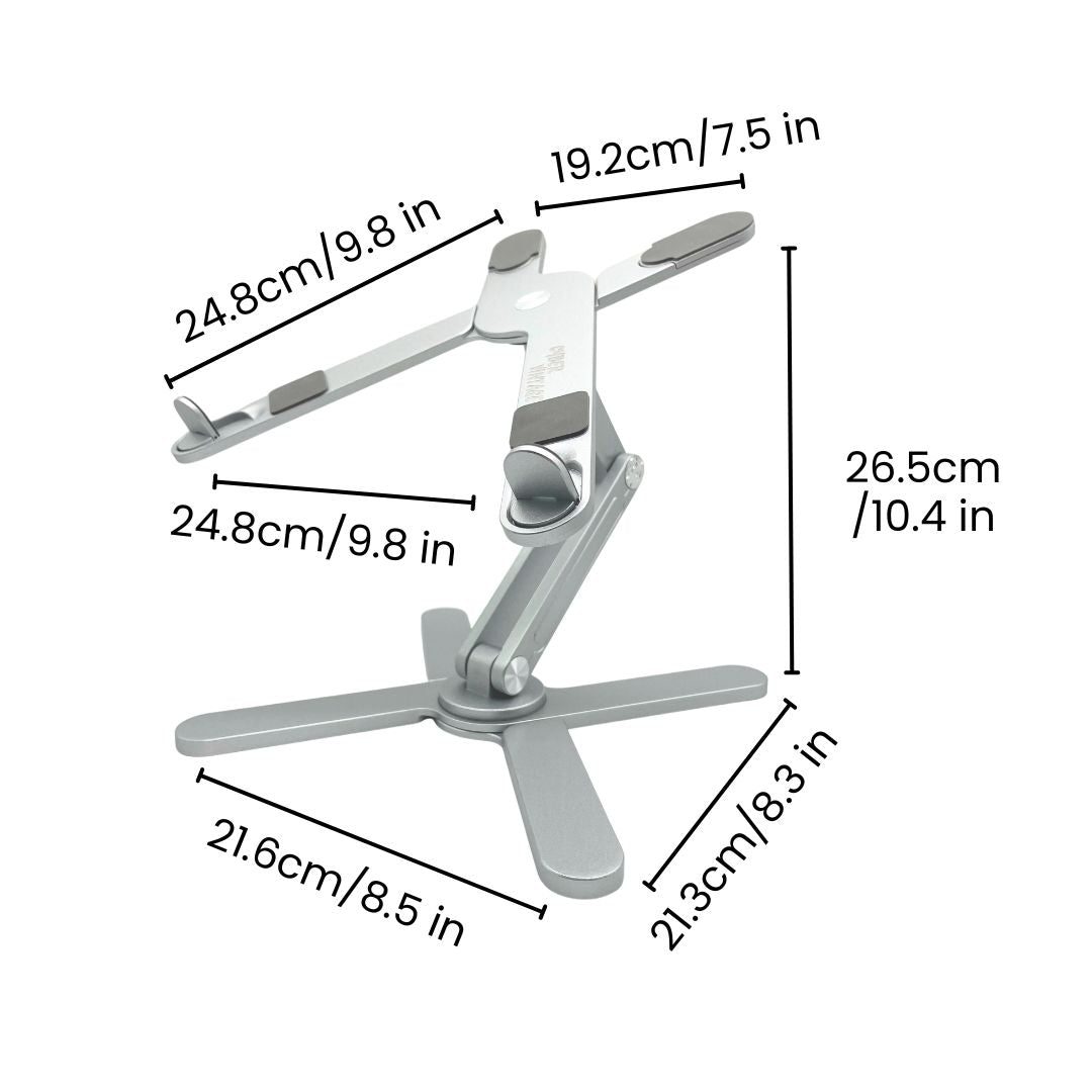 Super Laptop Stand size demonstration | Cyber Vintage