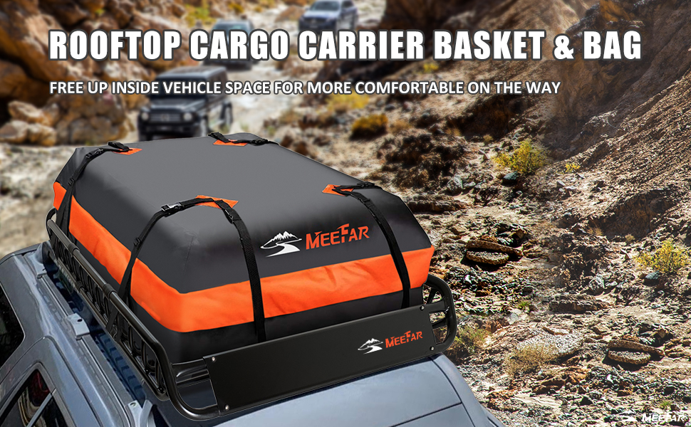 roof rack basket cargo carrier