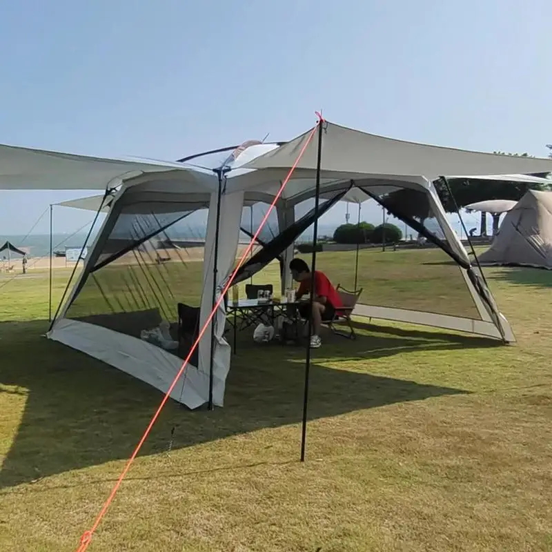 Camping Mosquito Net Tents Sunscreen Mesh Tent Anti-mosquito mesh awning pergola Portable Canopy for camping accessories
