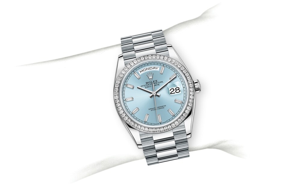 Rolex Day-Date in Platinum, m128396tbr-0003 | Europe Watch Company