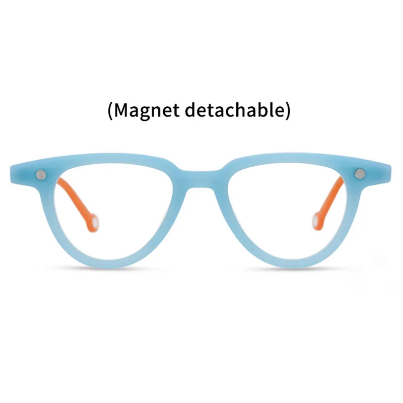 Belight Optical Fancy Candy Color Magnet Detachable Acetate Glasses Frame Men Women Prescription Eyeglasses  Eyewear 2306