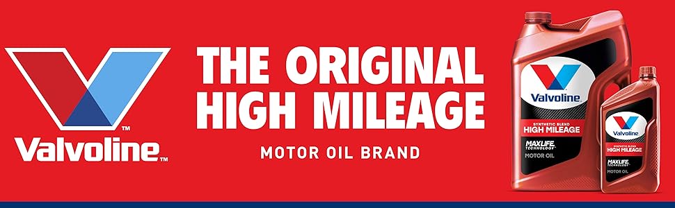 Valvoline High Mileage MaxLife Motor oil by Valvoline the original motor oil