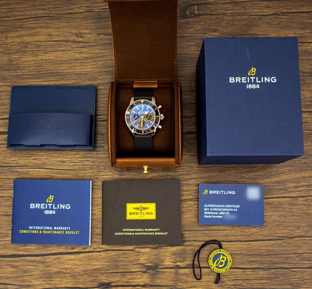 WTS] Breitling SuperOcean Heritage B01 LIMITED EDITION Rose Gold Anthracite  – Box & Papers – UB01621 : r/Watchexchange