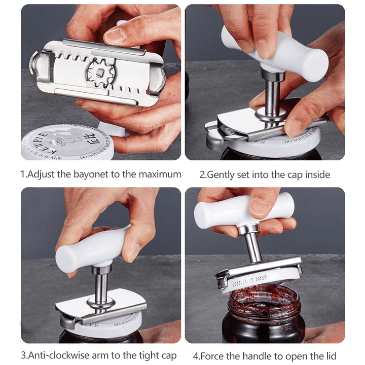 🔥 BUY MORE SAVE MORE 🔥 - Effortless arthritis Jar Opener