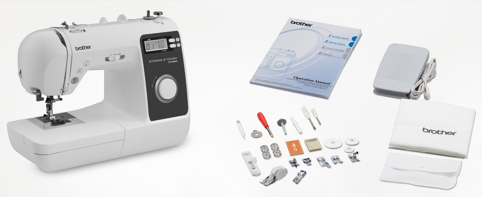 machine with included items in the box