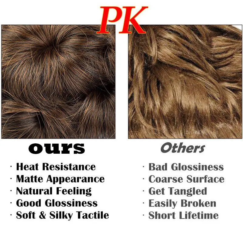 S-noilite Synthetic Claw Clip In Chignon Fake Hair Chignon Bun Hairpiece Black Brown Blonde Women Curly Chignon Bun Hair