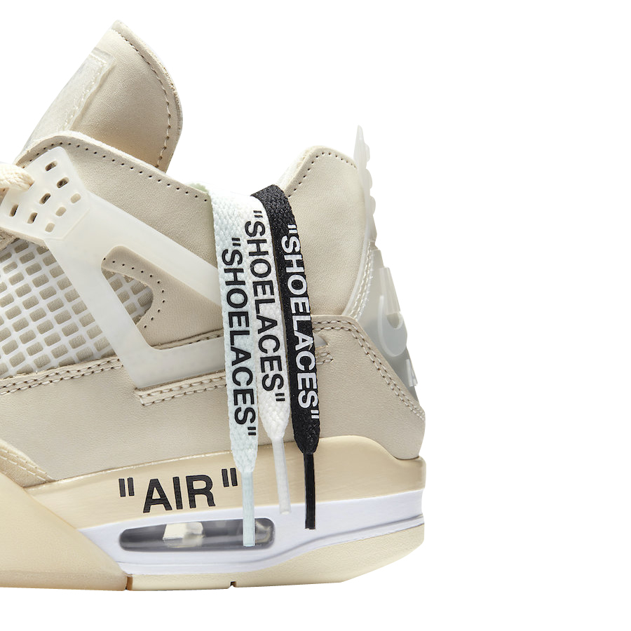 Off-White x Air Jordan 4 WMNS Sail CV9388-100